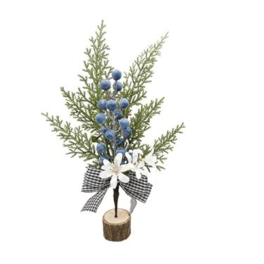 Imagem de Árvore de Natal em vaso de longa duração para banquetes, jantares, feriados, planta artificial (estilo 2)