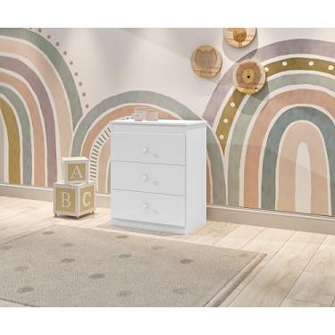 Imagem de Cômoda Catatau New 3 Gavetas - JM3 Moveis (Branco)