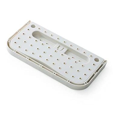 Imagem de Phefop Rack de Sapatos Montado na Parede, Cabide de Sapato de Porta PP Dobrável, Organizador que Economiza Espaço para Banheiros e Halls de Entrada (Tamanho único)