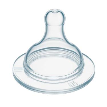 Imagem de Bico Universal Redondo para Mamadeira, 100% Silicone, Tamanho Grande (3)