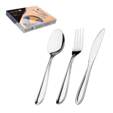 Imagem de Faqueiro Monterrey Hercules 42 Peças Aço Inox 1340-42CP - Hércules