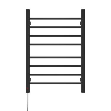 Imagem de Toalheiro Térmico Grande 2 Toalhas Circolare Due Preto 110v Esquerdo