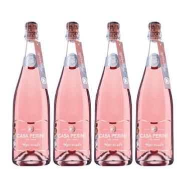 Imagem de Espumante Rose Moscato Aquarela Casa Perini 750ml Caixa 4un