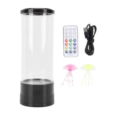 Imagem de aqxreight Lâmpada de Humor de Aquário, Configuração de 16 Cores, Controle Remoto Com 4 Modos de Luz, Decoração de Mesa de Escritório Doméstico