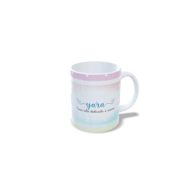 Imagem de Caneca de Cerâmica 325ml Corujinha Personalizada, Dia do Professor, Nome Customizado, Todas as Letras Disponíveis (y)