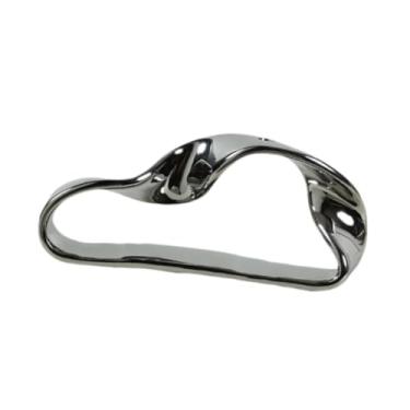 Imagem de Generic Vaso de cerâmica para flores, moderno, ideal para presente de boas-vindas, arranjo floral, vaso decorativo para sala de estar, mesa de centro e, 22 X 9.3 Cm