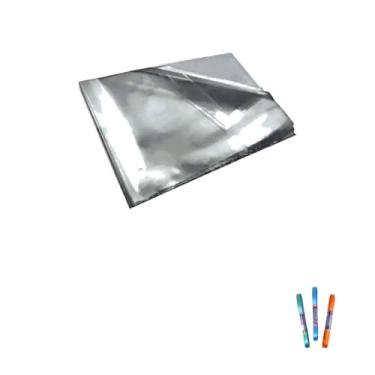 Imagem de Kit Saco BD 40X60X15 Para Gelo E Fita Cetim 7mmx10 mts