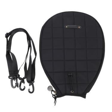 Imagem de RiToEasysports Mochila de Tênis, Saco de Estilingue de Tênis Saco de Raquete de Tennes para 2 Raquetes Com Alças de Ombro Ajustáveis ​​bolsa Seca Molhada para Badminton (BLACK)