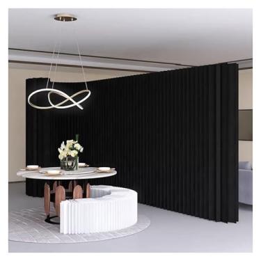 Imagem de Room divider Divisores de sala de papel elástico deformáveis, tela de partição temporária independente dobrável portátil, usada para vida de escritório(300X180X28CM)