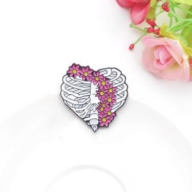 Imagem de Broche feminino esmaltado desenho de enfermeira design de suéter clipes de xale, alfinetes de segurança, camisa, roupas, clipes de joias, acessórios para presente de dia das enfermeiras, One Size