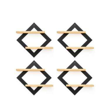 Imagem de Prateleira Suspensa Parede Madeira Pinus Design Moderno Decorativa Para Sala e Quarto Organiza Plantas e Objetos,Amantes de Decoração(4)