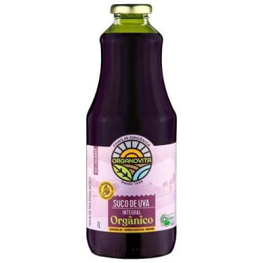 Imagem de Suco Integral de Uva Orgânico Organovita 1l