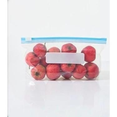 Imagem de Sacos Reutilizáveis Com Fecho, Para O Frigorífico, Para Manter Os Alimentos Frescos e Evitar a Transferência de Odores.(P com 20pçs (10X20CM))