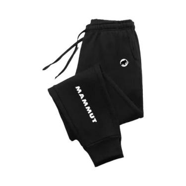 Imagem de Calças Esportivas Casuais Masculinas Estampadas Grossas Para Atividade