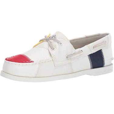 Imagem de Sperry Top-Sider Authentic Original Bionic Boat Shoe feminino 37 branco, Branco