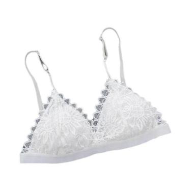 Imagem de Sutiã De Renda Feminino A/B Cup Sexy Sem Arame Ultra Fino Lingerie Fem