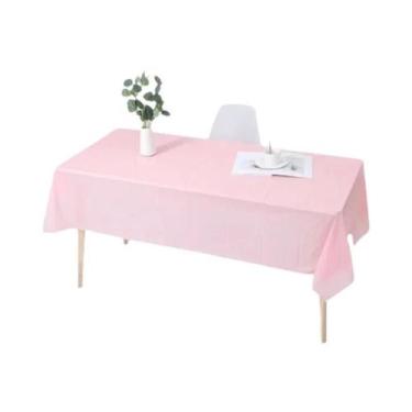 Imagem de Toalha De Mesa Plástica Reutilizável 137x183cm Livre De BPA Para Janta