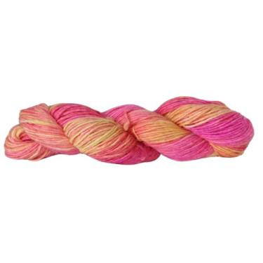Imagem de Knitsilk Fio de mistura de lã de seda - fio de seda merino, peso esportivo/DK | 200 metros tingido à mão | 100 g x 1 contagem | Tamisa | Luxuosamente macio e forte para projetos de tricô e crochê