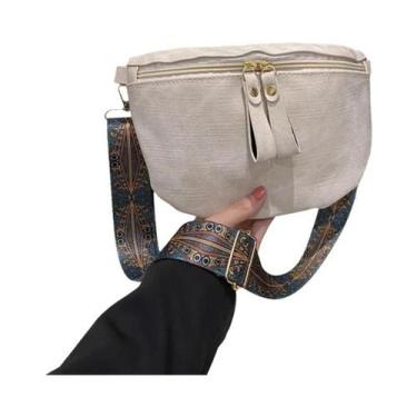 Imagem de Bolsa De Peito De Luxo Em Couro PU Para Mulheres, Estilo Sólido Com Al