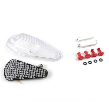 Imagem de Lanterna traseira de LED Arashi para Honda SHADOW AERO 750 2004-2007, peças de acessórios de reposição de motocicleta, luz traseira de freio, lente transparente integrada