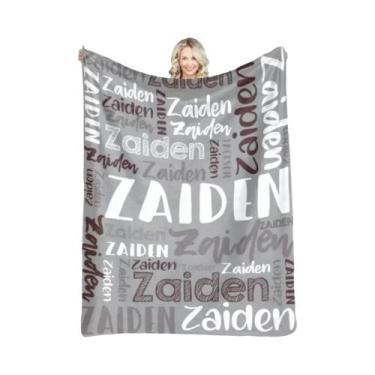 Imagem de Cobertor De Flanela Personalizado Em 30 Cores Para Meninas, Meninos, B