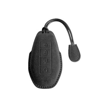 Imagem de Compatível com denza n9 2025 2026 acessórios interiores do carro caso chave de controle remoto chaveiro guarnição guarnição capa(Style C Black)