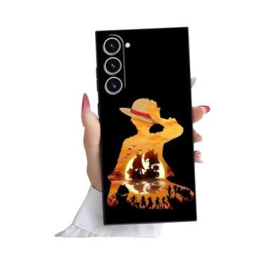 Imagem de Capa De Telefone Macia Preta One Piece Zoro Luffy Portgas D Ace Para S