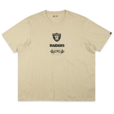 Imagem de Camiseta New Era Plus Size Regular NFL Las Vegas Raiders Masculino-Masculino