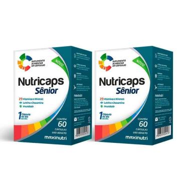 Imagem de Kit 02 Nutricaps Sênior Polivitaminico Imunidade 60 Capsulas-Unissex