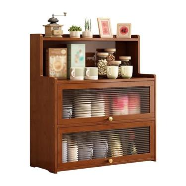 Imagem de KHUTRW3D Cozinha pequeno aparador cozinha casa chá café sala de estar copo de água armário buffet