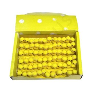 Imagem de Mini Pintinho De Pelúcia Amarelo Para Decoração De Páscoa, Ornamento D