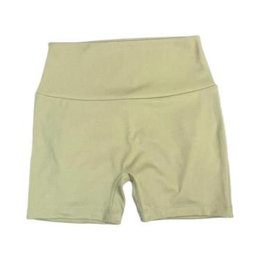 Imagem de Shorts Fitness Femininos Com Efeito Levanta Bumbum, Estilo Cargo, Seca