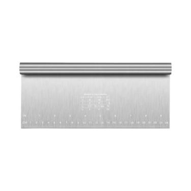 Imagem de Espátula De Aço Inoxidável Para Bolo 6 E 8 Polegadas, Raspador De Mass