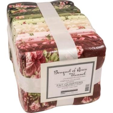 Imagem de Flowerhouse Bouquet of Roses Flanela 20 Fat Quarters Robert Kaufman Tecidos FQ-2229-20