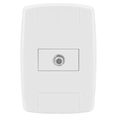 Imagem de Conjunto 1 Tomada Tv Cabo Coaxial- Ilumi Lev - 8763