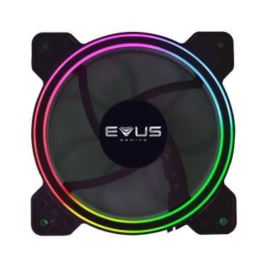 Imagem de Cooler Gamer Evus F-12Fix Fan 12Cm Com Led (7898597133118)