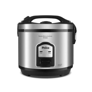 Imagem de Panela de Arroz Elétrica Philco 6 Xícaras Inox 400W PPA06A