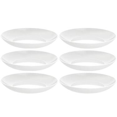 Imagem de Conjunto 6 Pratos Fundos Porcelana Branca 22cm Sophia Sopas Tramontina