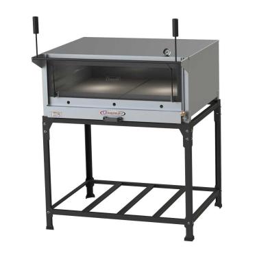 Imagem de Forno Industrial Refratário A Gás 95x95 Itajobi Forno De Pizza 95x95