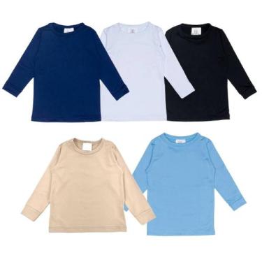 Imagem de Kit 5 Blusas Térmicas Comfort - Fofotinhos, Menino, 3
