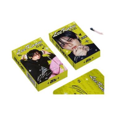 Imagem de Cartões De Saudação Stray Kids 30pcs Cartão Pequeno Dupla Face Han Zhi