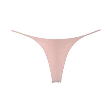 Imagem de Calcinhas G-String Respiráveis De Cintura Baixa Para Mulheres, Lingeri