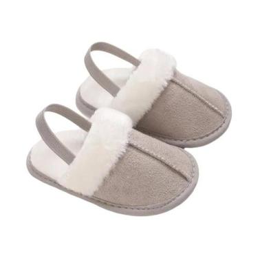 Imagem de Sapatos De Caminhada Para Bebês Em Algodão Quente Com Solado Macio E P