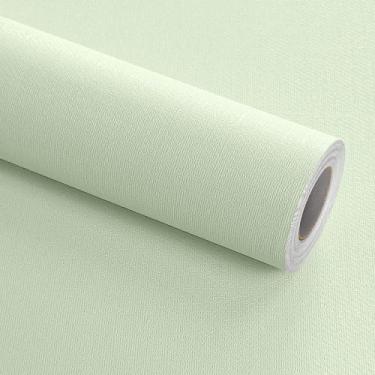 Imagem de Kit 3 Papel de Parede Adesivo Lavavel Texturizado Linho Verde Claro 15