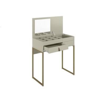 Imagem de Penteadeira Industrial Lady 1 Porta 1 Gaveta Off White - Modern