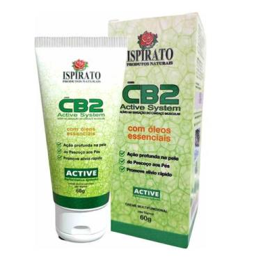 Imagem de Creme para Massagem com CB2 multifuncional 60g Massageador - Ispirato