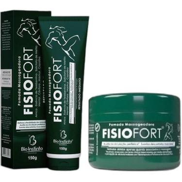 Imagem de Kit 5 Pomada Massageadora Fisiofort Arnica Mentol Cânfora