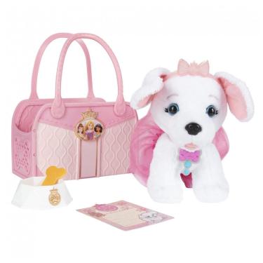 Imagem de Cachorro de Pelúcia com Bolsa de Transporte e Acessórios, Coleção Disney Princesas