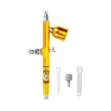 Imagem de Kit De Aerógrafo De Dupla Ação Com Gravidade, Pistola De Pulverização 