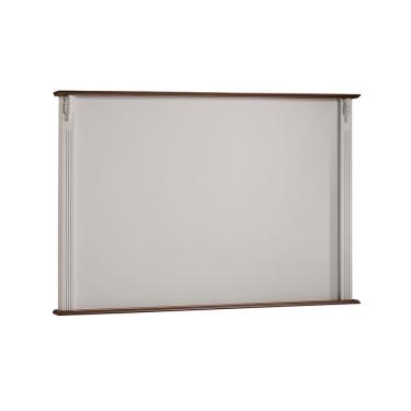 Imagem de Painel de TV para Sala 150cm Clássico 50505 Linz Móveis - Off White/Imbuia Glazer